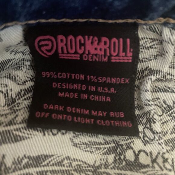 Rock & Roll Denim Women’s High-Rise Bootcut Jeans 30x32 - Picture 10 of 10